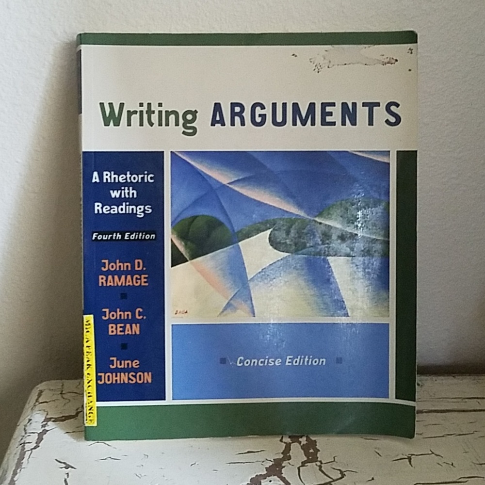 3/$15  Writing Arguments Concise Edition 4th Editn